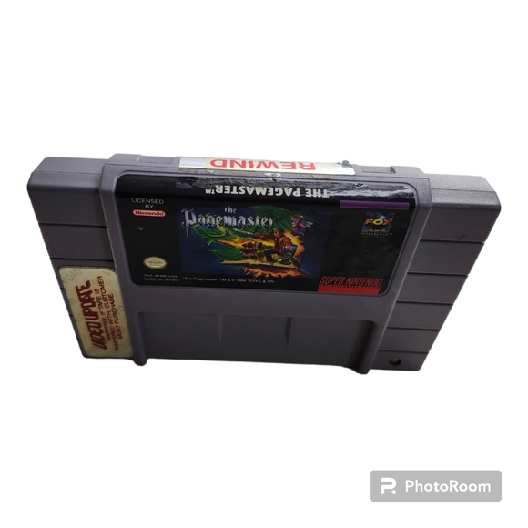 The Pagemaster (Super Nintendo Snes) Authentic Tested - Picture 2 of 4